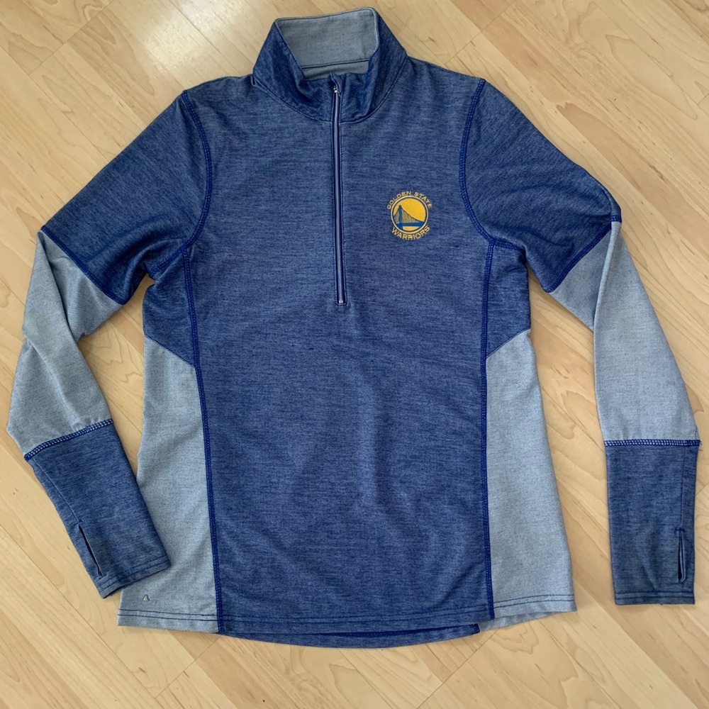 Golden State Warriors 1/4 zip pullover M